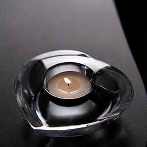 Orrefors Crystal Amour Heart Crystal Votive